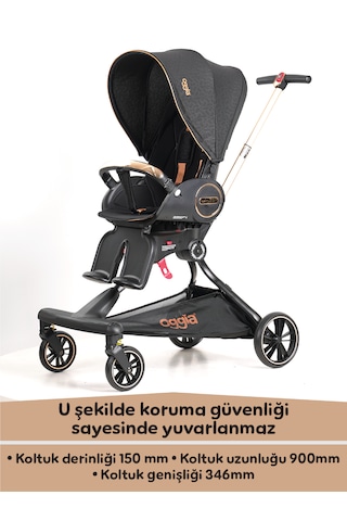 Oggia Bebek Arabası V9 Bej