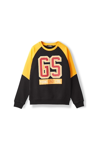 Gsstore Galatasaray Çocuk Sweatshirt C252077 Sarı - Siyah
