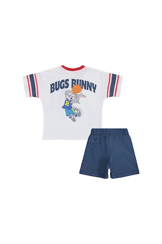 Civil Baby Bugs Bunny Baskılı 6-18 Ay Takım - Beyaz