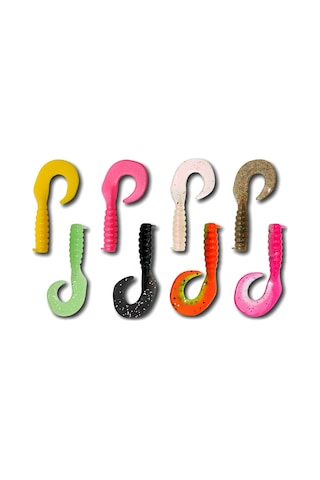 Hanfish Gurt 4.5cm Lrf Silikon Yem Karışık Renk Paketi - Mix 1