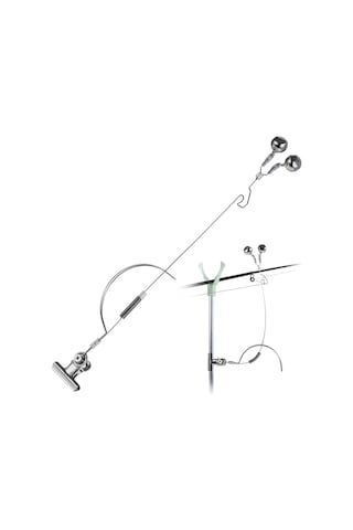 Paslanmaz Çelik Balıkçılık Isırığı Alarmı Gece Balıkçılık Olta Yemi Alarmı İkili Zillerle