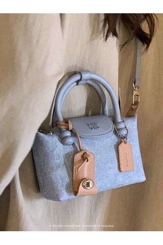 Willowhaven 2024 Yeni Kanvas Polyester Mavi Çanta - Mavi Renkli Koleksiyon - Günlük Kullanım İçin Mükemmel Seçim Mavi