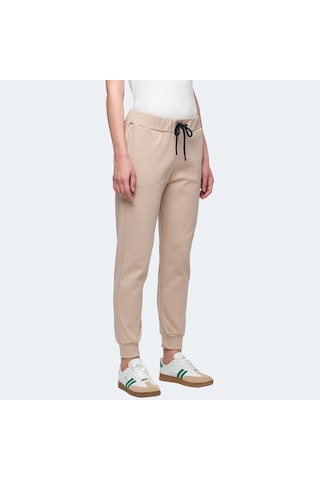 Slazenger VETERAN RBN Kadın Cepli Bej Eşofman Altı