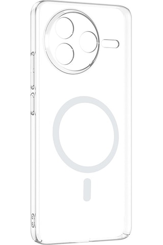 Vendas Xiaomi Poco F7 Pro Kamera Korumalı M-safe Şarj Özellikli Şeffaf Zore London Sert Pc Kapak Şeffaf