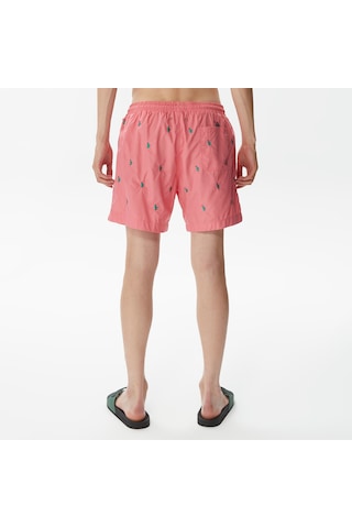 Nautica Nautıca Erkek Pembe Desenli Mayo Şort Desenli T35224t Pembe