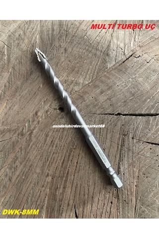 Dwk Pro 8mm Kademeli Multi Uç Metal Delme Ucu Ahşap Sac Mermer Delme Ucu