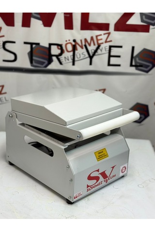 Sönmez Vakum 177 Oval Karton Tabak Kapatma Yapıştırma Makinesi