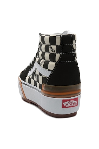0a4btwvlv1-r Vans Ua Sk8-hi Stacked Spor Ayakkabı Siyah 001