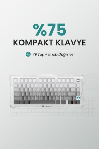 Gravastar Mercury K1 RGB Kablosuz Mekanik Oyuncu Q Klavye