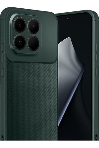 Mi 15t Auto Focus Karbon Kapak - Koyu Yeşil