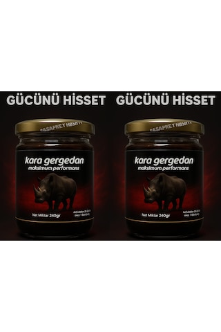 Ultimate Power Kara Gergedan Performans Macun 2 x 240 G