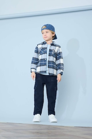 Defacto Erkek Bebek Balloon Fit Beli Lastikli Düz Paça Jean Pantolon G4395a525wnnm28 Mavi-nm28