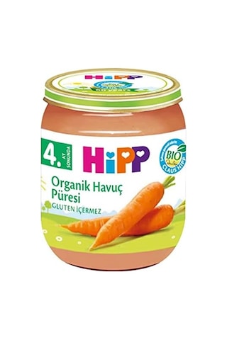Organik Havuç Püresi 125 Gr