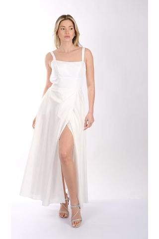 Abiye Elbise Dori 00kb7092 Beyaz