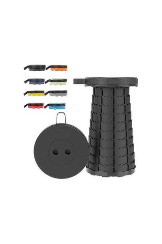 Bloomnest Taşınabilir Katlanır Seyahat Koltuğu Kamp Sandalyesi - Hafif & Uzun Ömürlü Siyah