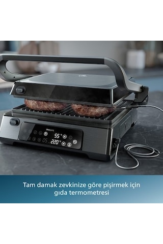 Izgara Ve Tost Makinesi, Hassas Dijital Kontrol Ve Tam Açılır Tasarım