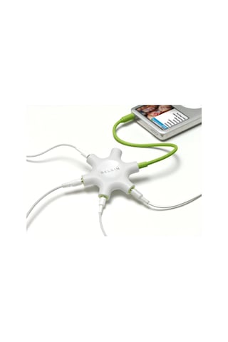 Belkin Rockstar Kulaklık Çoklayıcı Kablo 5 Kat Jak Dağıtıcısı, 3