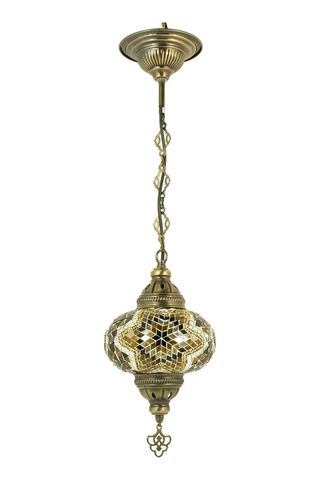 Mozaik Gece Lambası Sevgiliye Özel Tekli Sarkıt Renkli