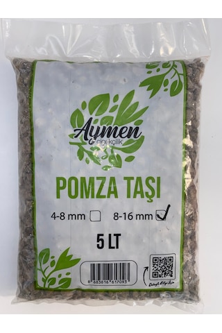 8-16 Mm Ponza Taşı 5 Litre Tarım Pomzası Volkanik Ponza Taşı 5 Lt