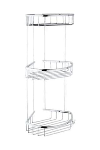 Kitaro 20 X 20 Üç Katlı Şampuanlık Prinç Çok Renkli