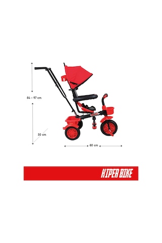 Rival RV501 Hiper Bike Kontrollü 3 Tekerlekli Bisiklet