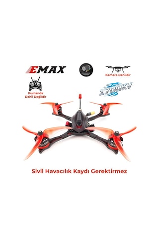 Emax Hawk Pro 5 Inch 4s-6s Pnp Kameralı Fpv Racing Drone 1700kv W/caddx Ratel Kamera Kumanda Hariç