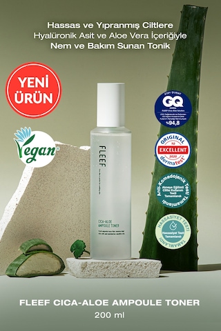 Hassas Ciltlere Nem Ve Nazik Bakım Sunan Tonik Dashu Fleef Cica-aloe Ampoule Toner