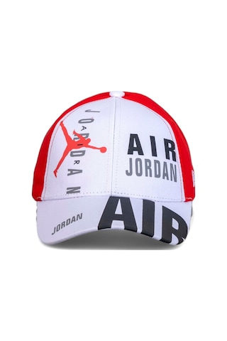 Eke Tekstil Beyaz Air Jordan Basketbol Beyzbol Şapkası - Standart Beyaz