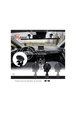 Çkr Lamba 12-32v Esnek Model 44cm Vantuzlu Çkrlı Mavi-kırmızı / Lapa544