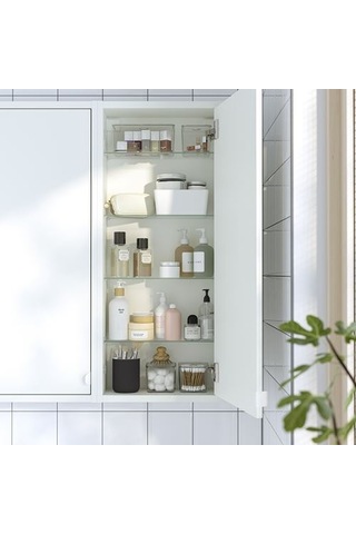 Ikea Havbäck Banyo Duvar Dolabı, Beyaz, 40x15x95 Cm