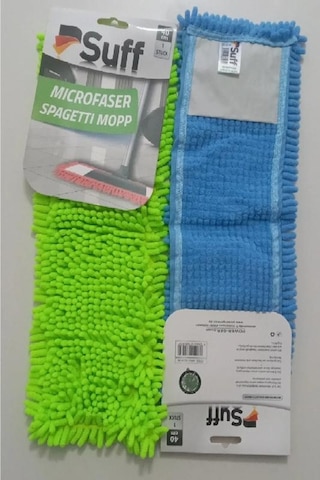 Suff1 Adet Nemli Ve Kuru Makarna Mop Ucu Mikrofiber Paspas Yedeği 40 Cm