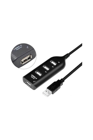 4 Port USB 2.0 Yüksek Hızlı PC Laptop Çoklayıcı Hub