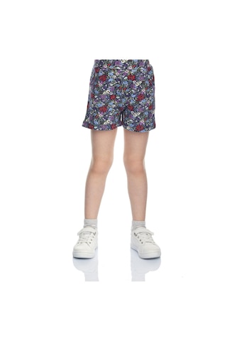 Lovetti Kız Çocuk Cottage Garden Desen Cepli Şort 8977 Çok Renkli