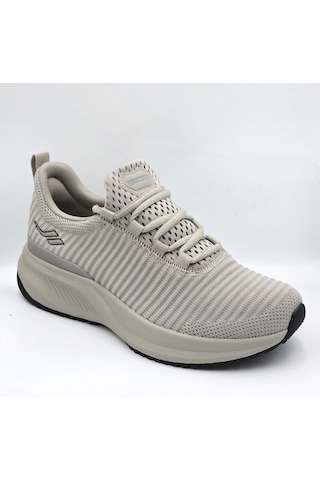 Lescon Volt 4 Flex Kum Renk Slip-on Bağcıklı Kadın Yürüyüş Spor Ayakkabı