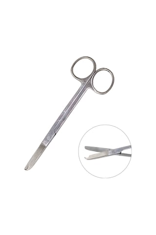 Barışhan Medikal Büyük Boy Dikiş Alma Makası 5.5inç/13.9cm Gri Eğitim Materyali