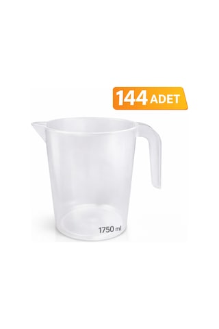 Wespa Şeffaf Maşrapa 144 Adet X 1750 Ml Banyo, Mutfak Ve Temizlik İçin Uygun