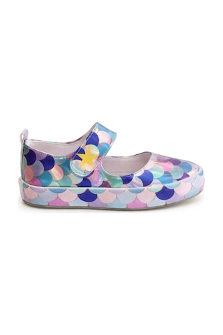 Hologram Mermaid Kız Çocuk Babet Sneaker Gri