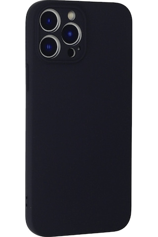 Newface - 712 - Apple iPhone Uyumlu 13 Pro Kılıf Nano İçi Kadife Silikon - - Csmo-tex - Koyu Gri