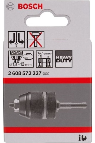 Bosch SDS-Plus Anahtarsız Uç Takma Mandreni 1.5-13 MM