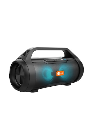 Lecoo DS154 30W Kablosuz Bluetooth 5.0 RGB Aydınlatmalı TWS Stereo Boombox Taşınabilir Hoparlör