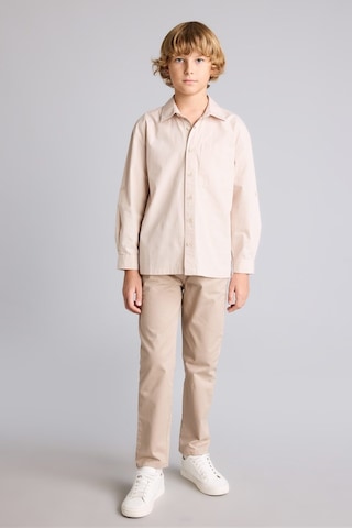 DeFacto Erkek Çocuk Oversize Geniş Kalıp Polo Yaka Paraşüt Uzun Kollu Gömlek D9848A825SMBG107