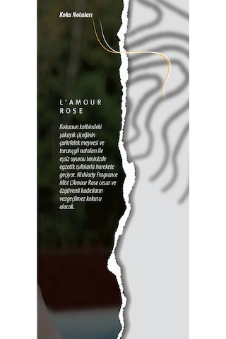 L'amour Rose Body Mist / Vücut Parfümü Vegan 260 Ml