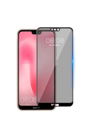 Huawei Mate 20 Lite Ekran Koruyucu Tam Kaplayan Hayalet Cam Hd Kalite 5d Privacy