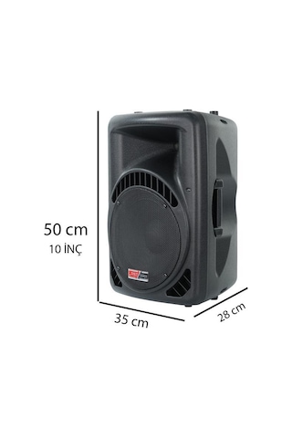 Lastvoice Ample-10ap Taşınabilir Seyyar Portatif Mikrofonlu Elektrikli Ses Sistemi Hoparlör 600 Watt