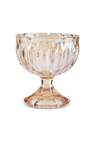 Karaca Terry İkili Lokumluk Seti Amber Sarı