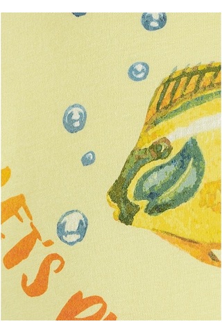 Ozmoz Balık Baskılı Çocuk T-Shirt (425959936) Yeşil