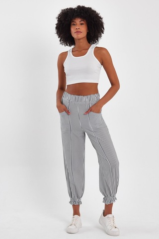 Alexander Gardi Alexandergardı Paçası Büzgülü Jogger Pantolon B23-0065 Mavi