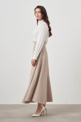 Bsc Kloş Bej Etek 001