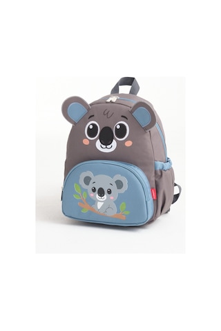 Lisanslı Koala Figürlü Mavi Kız/erkek Çocuk Kreş Anaokulu Sırt Çantası Ve Isı Yalıtımlı Beslenme Çantası Seti Çok Renkli