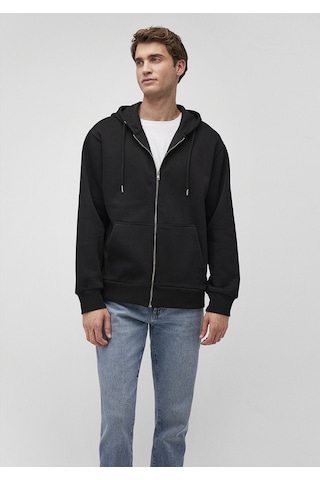 Mavi - Kapüşonlu Fermuarlı Siyah Basic Sweatshirt 0s10277-900 Siyah